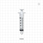 Syringe, Male Luer Lock, White - 5 ml - C6004