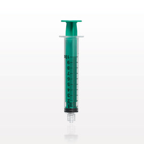 Syringe, Male Luer Lock, Green - 10 ml - C6007