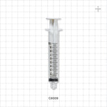 Syringe, Male Luer Lock, White - 10 ml - C6009