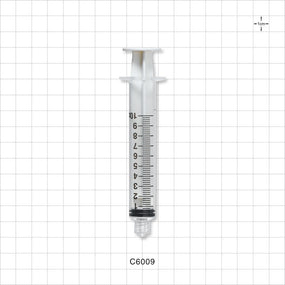 Syringe, Male Luer Lock, White - 10 ml - C6009