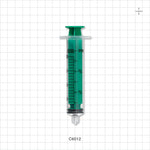Syringe, Male Luer Lock, Green - 20 ml - C6012