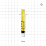 Male Slip NRFit™ Syringe, Yellow - 5 ml - C9202