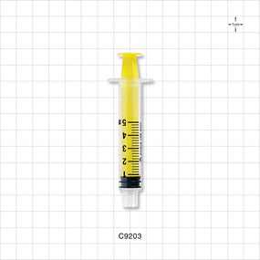 Male Lock NRFit™ Syringe, Yellow - 5 ml - C9203
