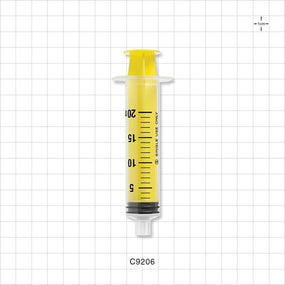 Male Lock NRFit™ Syringe, Yellow - 20 ml - C9206