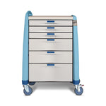 Capsa Avalo Anesthesia Cart, Standard Height, Extreme Blue, Electronic Locking System - AM-AN-STD-ELOK-B - 1 Each