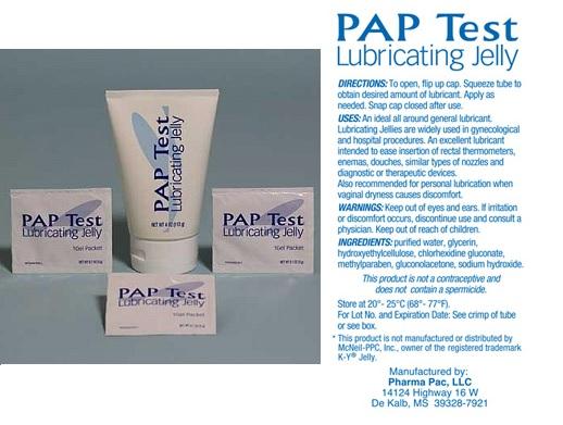 PAP Test Lubricating Jelly - 024-PKT - 1 Each - MDL-CAV024PKTH