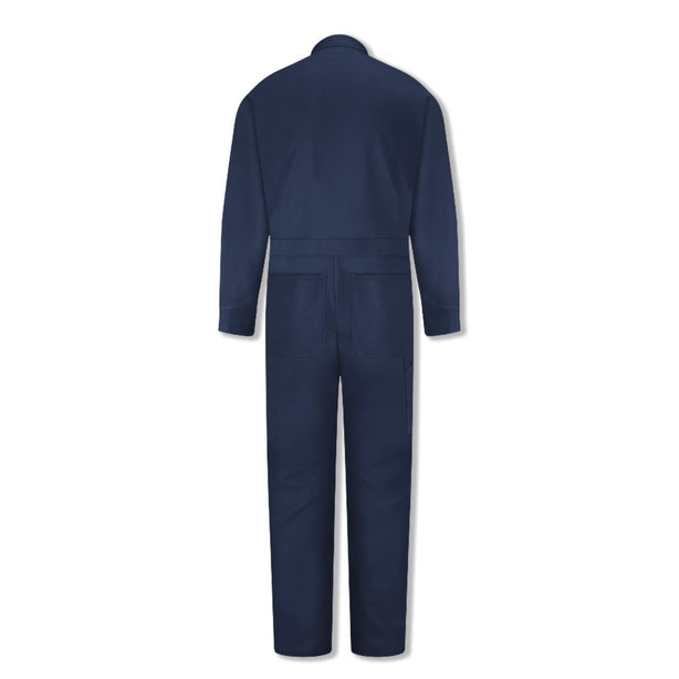 Vf Workwear-Div / Vf Imagewear (W) Twill Sleeve Action Back Snap-Front Cotton 100% Coveralls, Navy, Size 54 Long - CC14NV-LN-54 - 1 Each