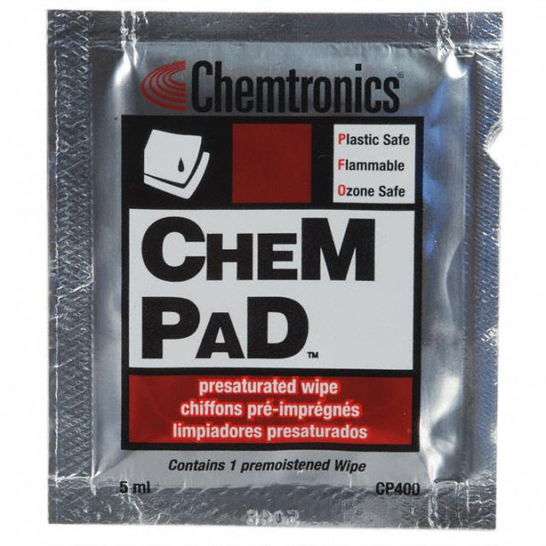 ChemPad and Optic Prep Presaturated Wipe - CP400 50 - 200 Each - MDL-CCXCP40050