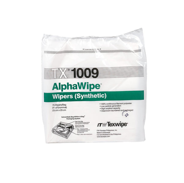AlphaWipe Wipers - TX1009B - 1500 Each - MDL-CCXTX1009B