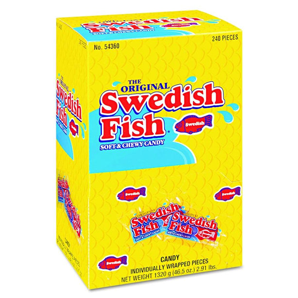 CADBURY ADAMS USA LLC Swedish Fish Reception Box 43146 240 Each - MDL-CDB43146