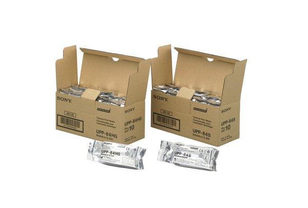 Sony UPP84HG A7 High-Gloss Thermal Printer Paper, Black and White - CDMUPP84HG