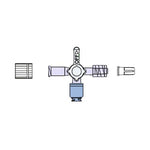 Codan Infection-Prevention Stopcocks - BC201 - 50 Each - MDL-CDNBC201