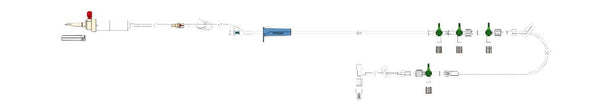 Infection-Prevention IV Administration Set - C407-W - 1 Each - MDL-CDNC407WH
