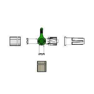 Codan Us Corp Codan High-Flow 4-Way Stopcocks W20058 - 50.0 Each - MDL-CDNW20058CS