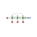 Codan Us Corp Codan High-Flow 4-Way Stopcocks W20171 - 50.0 Each - MDL-CDNW20171