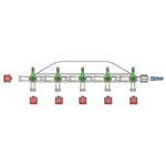Codan Us Corp Codan High-Flow 4-Way Stopcocks W20267 - 50.0 Each - MDL-CDNW20267