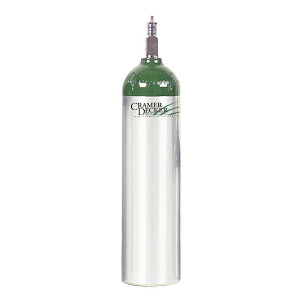 Cramer Decker Medical Steel H Medical Oxygen Cylinder MDCYLP-W - 1.0 Each