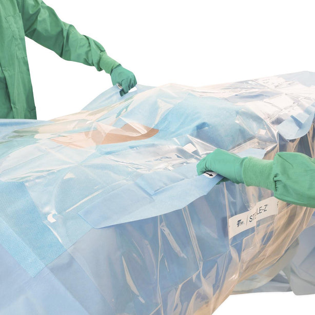 Tidi Drapes Sterile-Z Surgical Patient Covers, Clear Polyethylene, Sterile, Universal Fit - 5574 - 10 Each