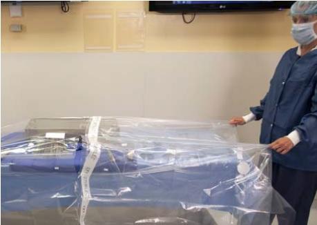 Tidi and Pads Sterile-Z Back Table Cover Drape - CFB5575