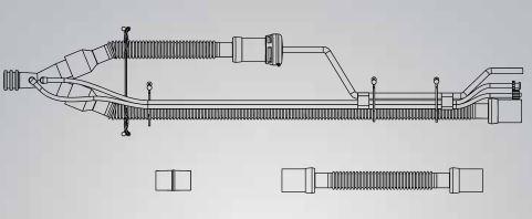 Pediatric Respiratory Circuit, 15' - 10828-701 - 10 Each