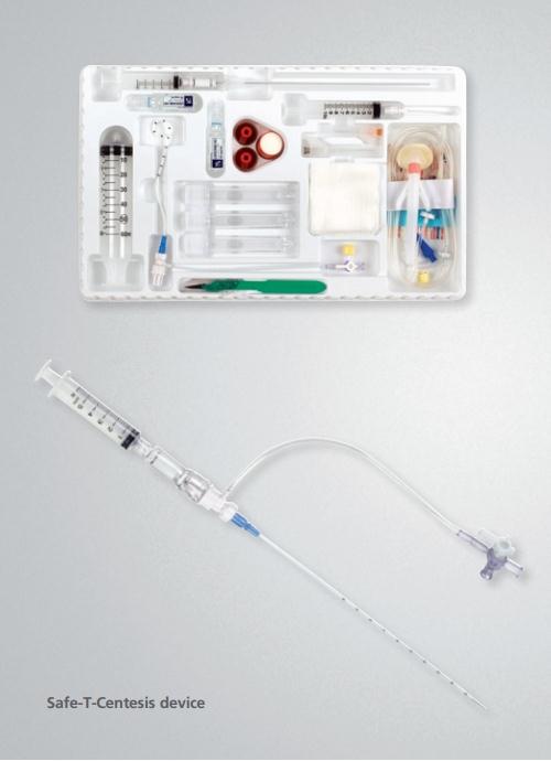 BD Safe-T-Centesis PLUS Catheter Drainage Trays PIG1260TSP 1 Each - MDL-CFUIG1260TSPH