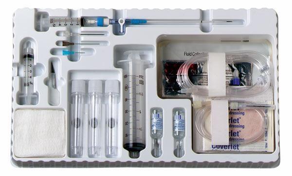 BD Thora-Para Thoracentesis Paracentesis Catheter Drainage Tray with Valved Catheter, 5 Fr, 19G - TPT1005 - 10 Each