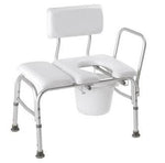 Compass Health Brands Carex Deluxe Padded Transfer Bench with Opening and Bucket FGB15211 0000 - 1.0 Each