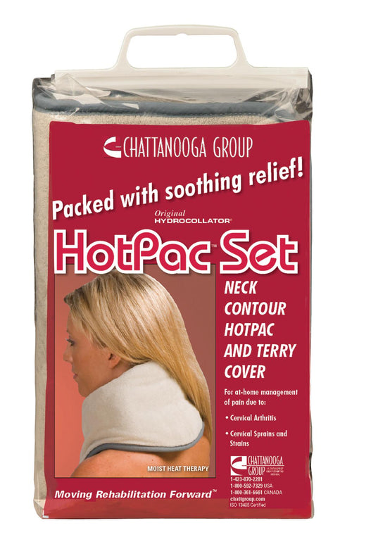 Djo Global Hydrocollator HotPac Set, Neck Contour, Foam Filled, Terry - CHT1062