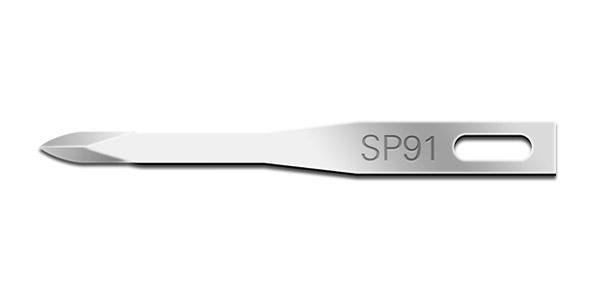 Swann Morton Swann-Morton Scalpel Mini Stainless Steel Blade, Sterile, #91 - 01SP91 - 25 Each