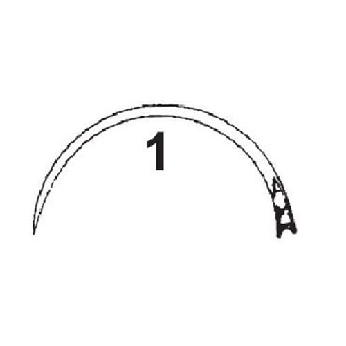 Cincinnati Surgical Company Size 4 Sterile Mayo's Catgut Suture Needle 09824-S-4 - 50.0 Each - MDL-CIG09824S4