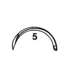 Cincinnati Surgical Trocar Mayos Catgut Suture Needle, 1/2 Circle Taper Point, Size 5 - 824-S5 - 50 Each