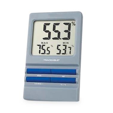 Cole Parmer Digi-Sense Traceable Thermohygrometer Sensor, Alarm, Calibration, Digital - EW-98768-48 - 1 Each