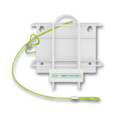 C2r Global Manufacturing Wall Mounts for Rx Destroyer Drug Disposal Bottles RX64PROWALLSEC 1.0 Each-MDL-CJSRX64PROWA