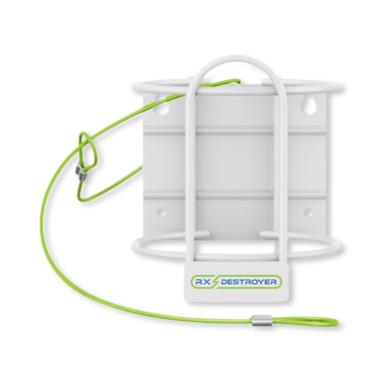 C2r Global Manufacturing Wall Mounts for Rx Destroyer Drug Disposal Bottles RX64WALLSEC 1.0 Each-MDL-CJSRX64WALLS