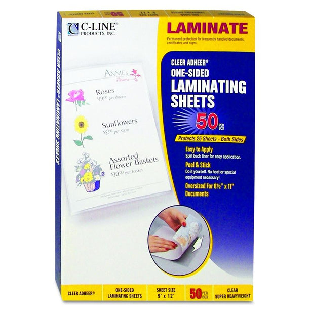C-LINE PRODUCTS INC C-Line Laminating Sheets 65001 50 Each - MDL-CLI65001
