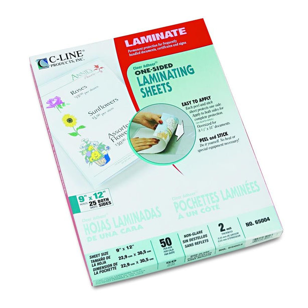 C-LINE PRODUCTS INC C-Line Laminating Sheets 65004 50 Each - MDL-CLI65004