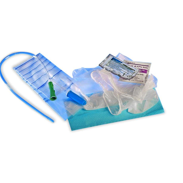 CURE MEDICAL U-Shaped Pocket Urethral Catheters M14UK 1 Each - MDL-CMMM14UKH