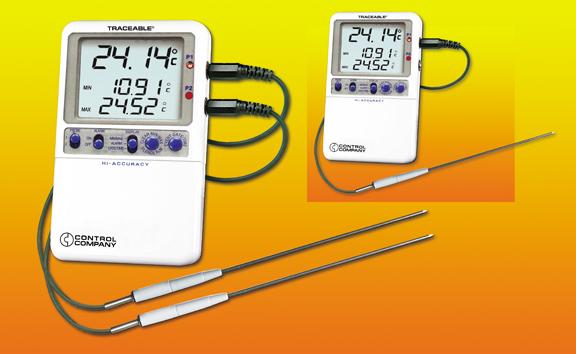 Control Company Traceable Hi-Accuracy Dual Thermometers 4337 - 1.0 Each - MDL-CNC4337