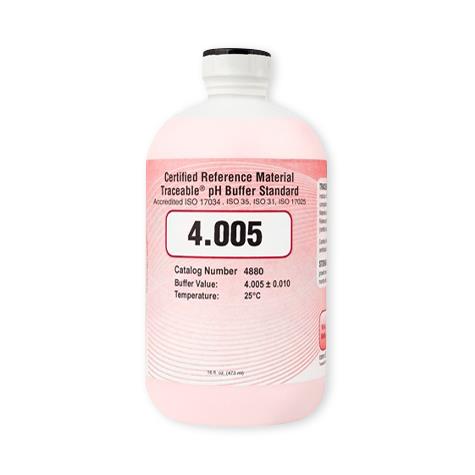 Control Company Traceable COLOR 4.005 pH Buffer Standards (CRM) 4880 1.0 Each-MDL-CNC4880