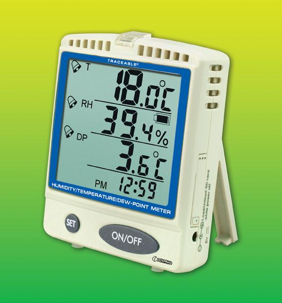 Control Company Humidity / Temperature / Dew Point Memory Card Unit 6404 - 1.0 Each