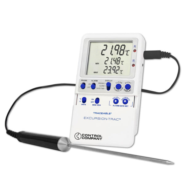 Control Company Excursion-Trac USB Datalogging Refrigerator / Freezer Thermometers - CNC6435