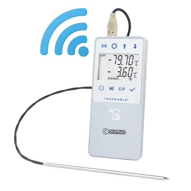 Control Company TraceableLIVE Refrigerator / Freezer Thermometers 6510 - 1.0 Each
