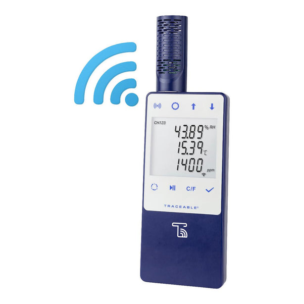 Control Company TraceableLIVE Ambient Data Logging CO2 Meter 6525 1.0 Each-MDL-CNC6525