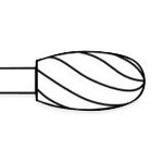 MicroPower Oval Carbide Burs by Conmed - 5093-238 - 5 Each - MDL-CND5093238