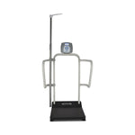 Healthometer Professional 1100KL Digital Platform Scale with Extra-Wide Handrails, Pounds and Kilograms, With Pelstar Wireless Technology and Digital Height Rod - 1100KL-BT-EHR - 1 Each