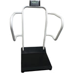 Healthometer Professional Scales 1100KL Digital Platform Scale with Extra-Wide Handrails 1100KL LOCKED IN KG ONLY 1.0 Each-MDL-CNS1101KG