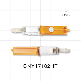 MicroCNX Nano Connector, Genderless, Barbed, High Temperature - Fits 1/8 inch ID Tubing (0.125 inch, 3.18 mm) - CNY17102HT