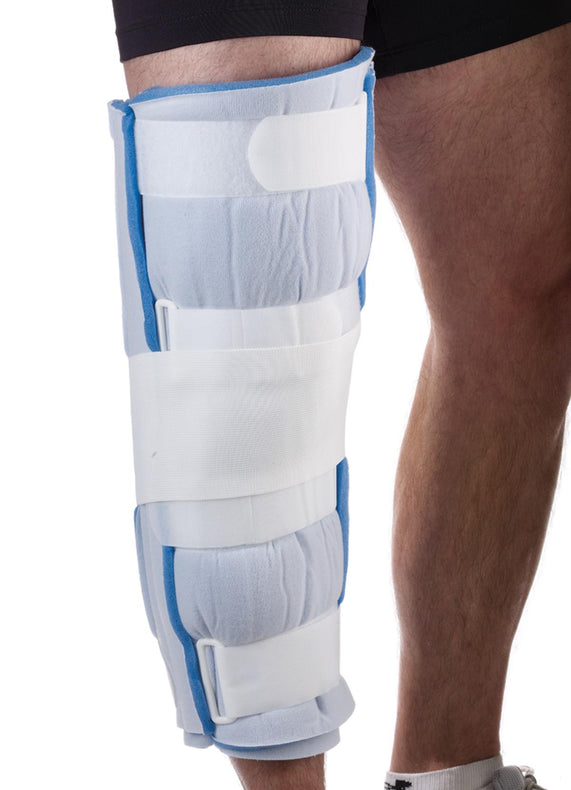 Corflex Contoured with Elastic Patella Strap 51-1512-000 Universal Knee Immobilizer, 12" Long - MDL-COF511512000 - 1 Each
