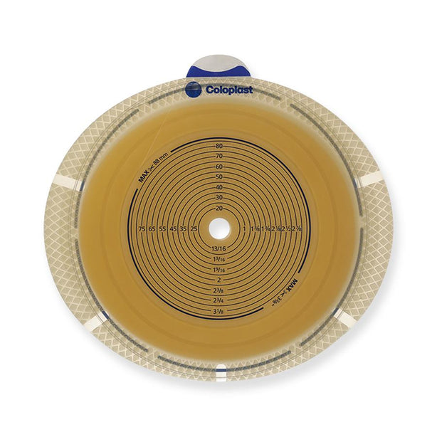 SenSura Flex Flat Barrier, Cut-to-Fit, 3/8"-2-3/4" (10-68 mm), Yellow Code, 2-Piece Standard Wear - 10103 - 10 Each