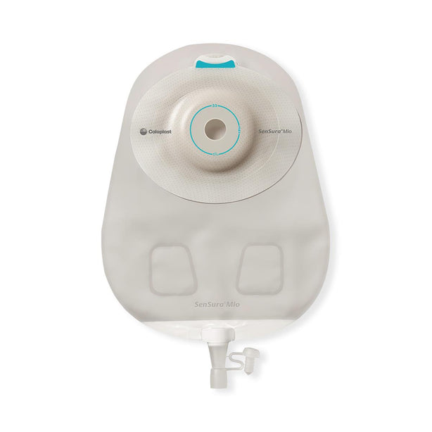 SenSura Mio Deep Convex Maxi 10-1/2" / 400 mL Urostomy Pouch, Opaque, Cut-to-Fit, 5/8"-1-5/16" (15-33 mm), 1-Piece Pouching Systems - 16856 - 10 Each